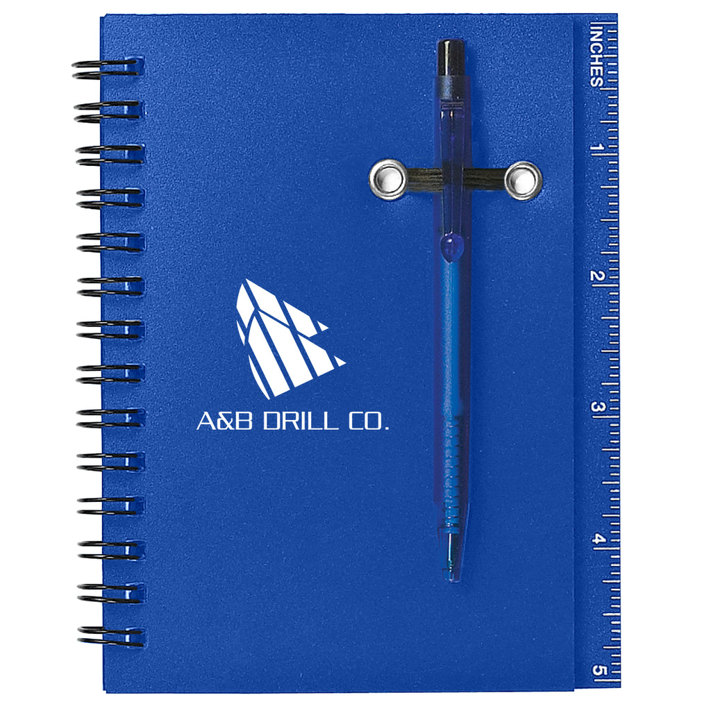 Spiral Notebook and Pen - Silk Screen