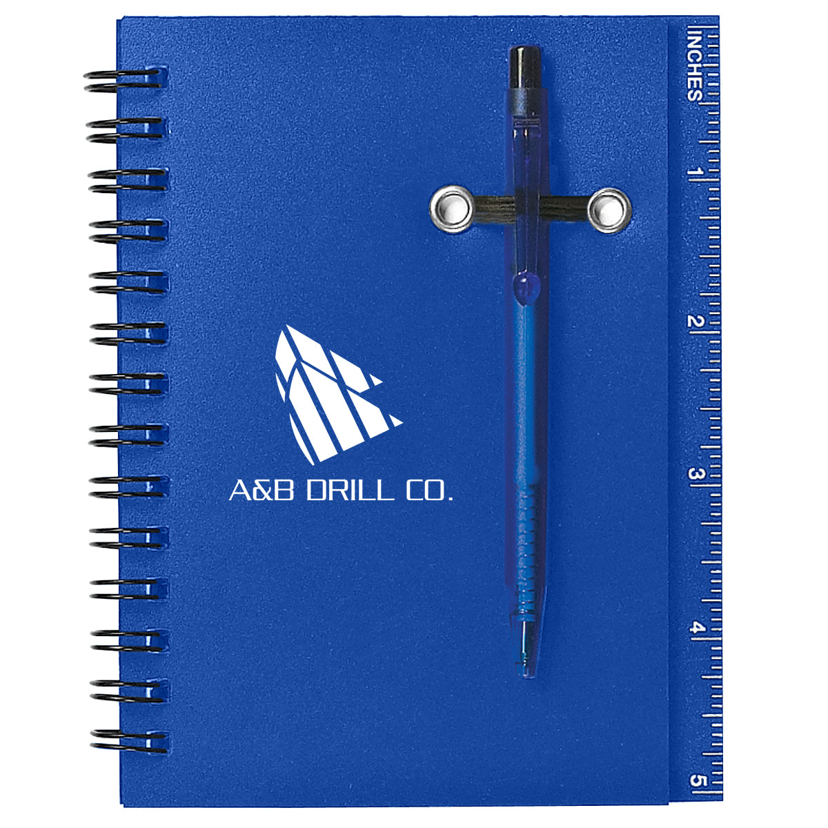 Spiral Notebook and Pen - Silk Screen