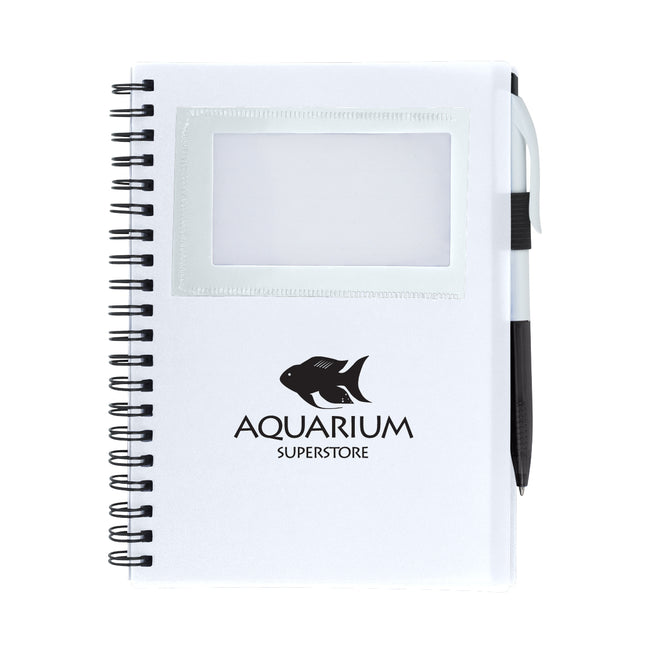 Spiral Notebook with an ID Window