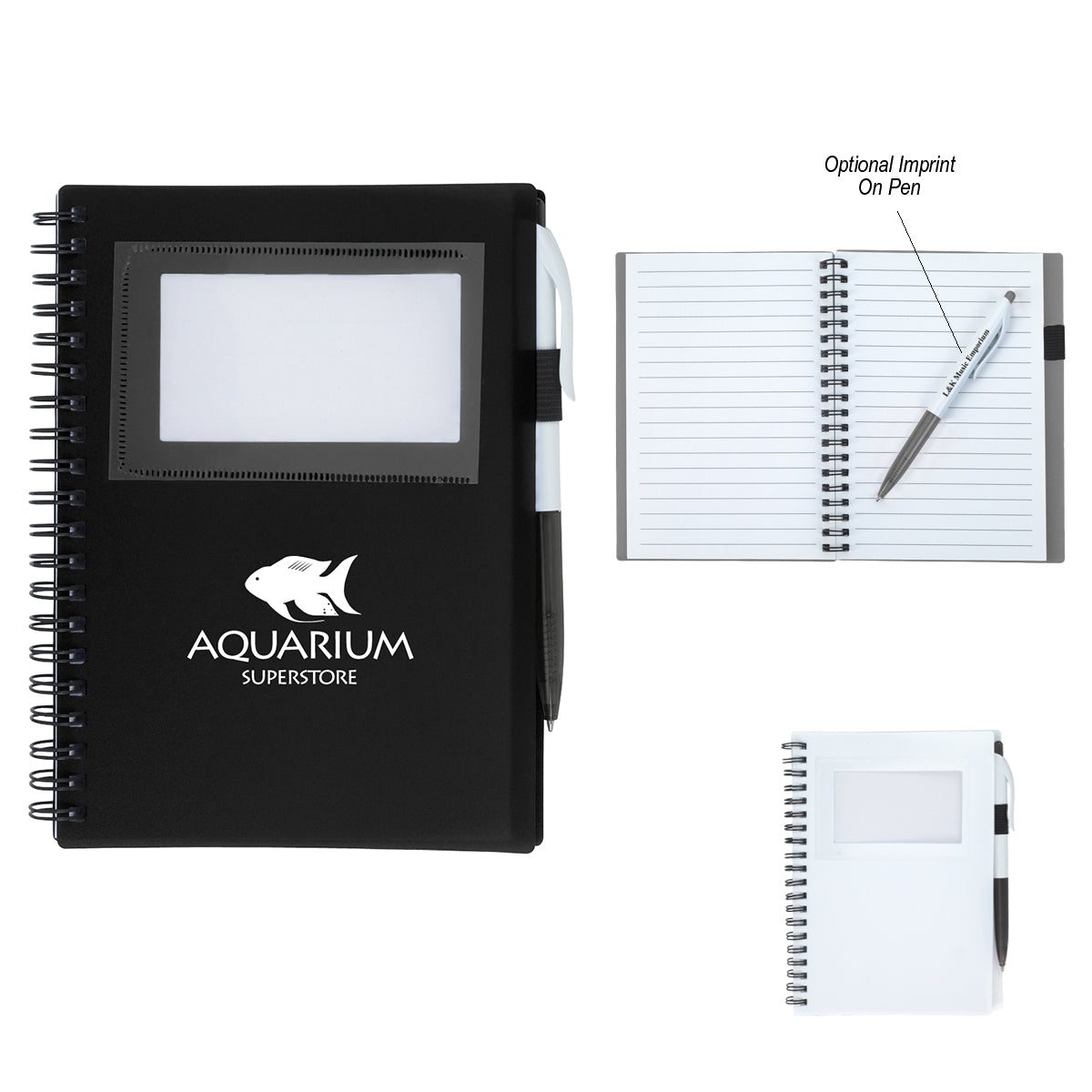 Spiral Notebook with an ID Window