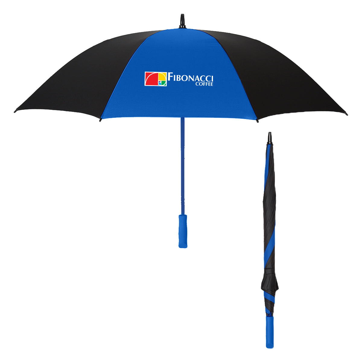 Splash of Color Golf Umbrella, 60 Inch Arc - Colorbrite