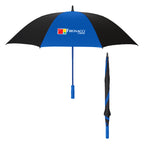 Splash of Color Golf Umbrella, 60 Inch Arc - Royal Blue Accents - Colorbrite