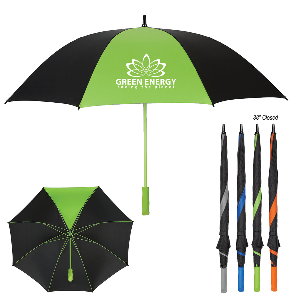 Splash of Color Golf Umbrella, 60 Inch Arc