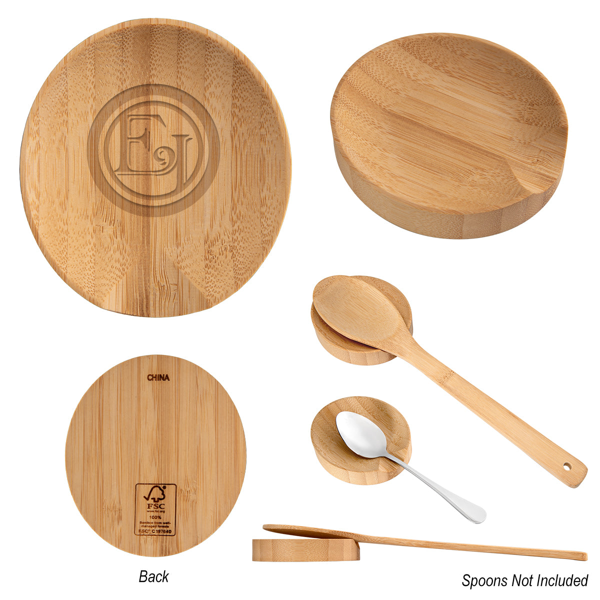 Spoon Rest in Bamboo - Bamboo Spoon Rest