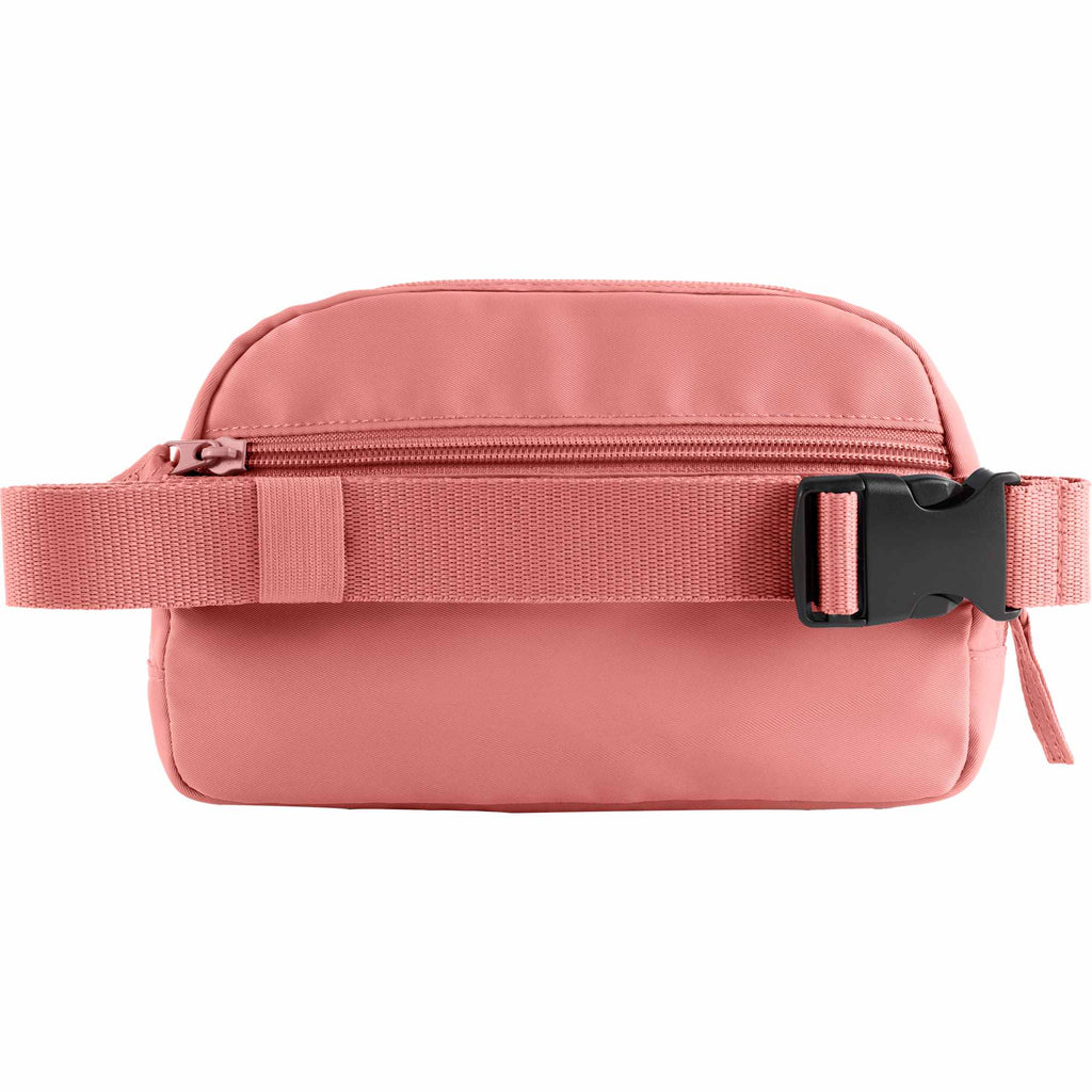 Sport Fanny Pack with Three Zip Compartments, Recycled - Pink - Back