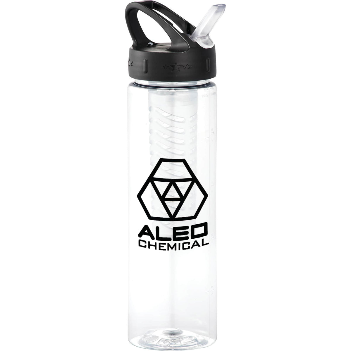 Sports Bottle with Fruit Infuser, 25 oz - Clear - Photo