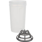 Sports Shaker Bottle with Mixer, 24 oz - White - Components