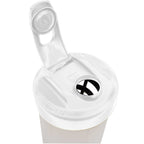 Sports Shaker Bottle with Mixer, 24 oz - White - Detail