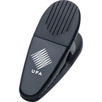 Spring Loaded Magnetic Memo Clip - Black - Front