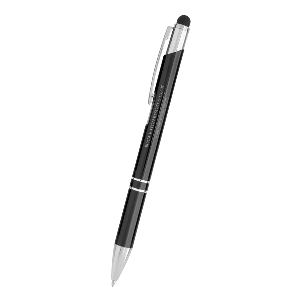Sprint Pen with Stylus - Black - Laser Engraving