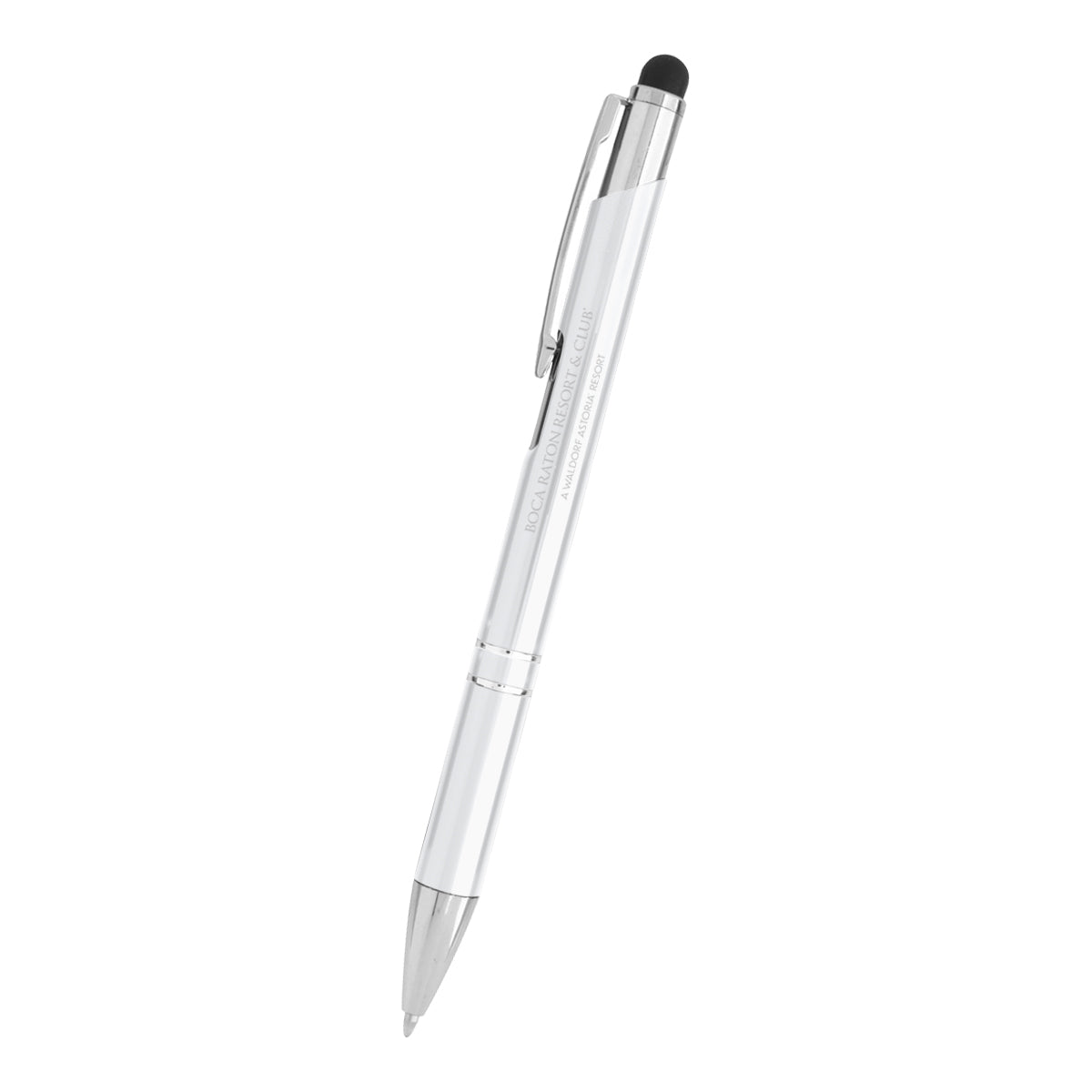 Sprint Pen with Stylus - Silver - Laser Engraving