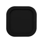 Square Food Container in Silicone - Black - Top