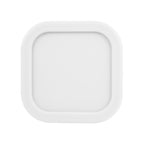 Square Food Container in Silicone - White - Top