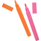 Square Highlighter Set in Recycled Plastic, 4 Colors - Natural - Detail 2