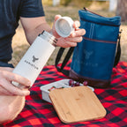 Square Meal Box for Lunch - White - Lifestyle_Laser