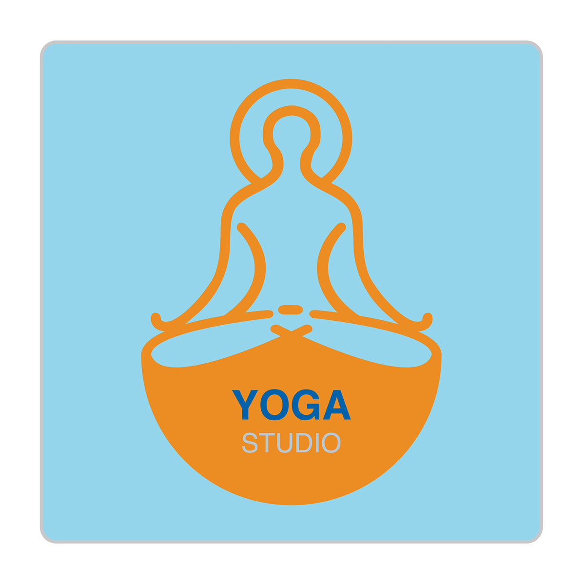 Square Sticker with Rounded Corners, Ultra Removable - White