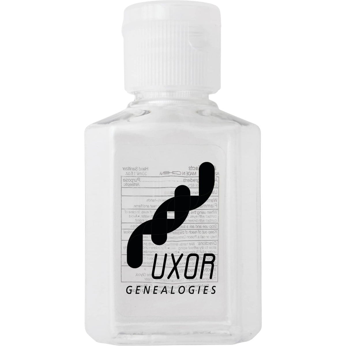 Squirt Flip-Top Hand Sanitizer, 1 oz - Clear - Front
