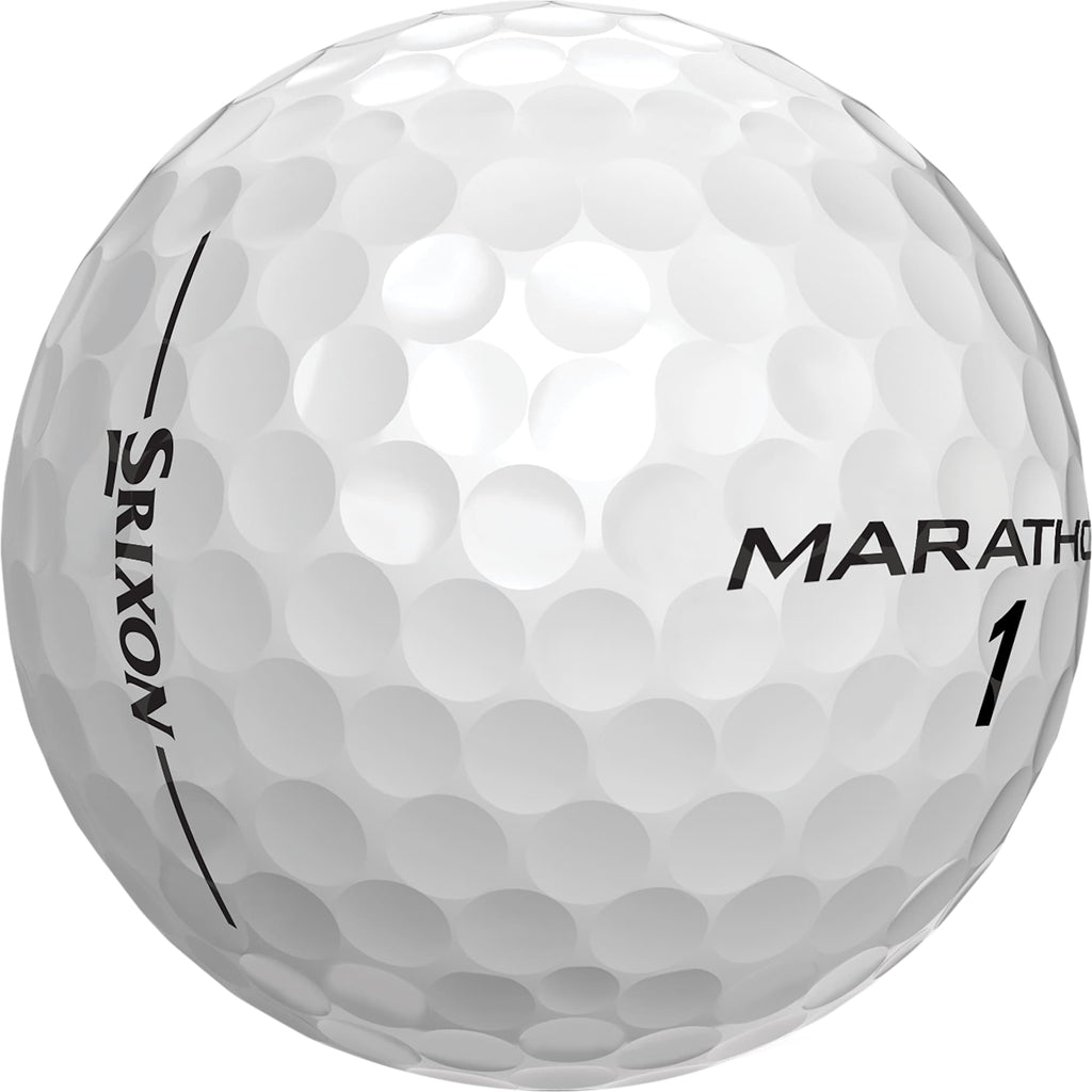 Srixon Marathon Distance Golf Balls, 3 Pack Full Color - White - Front Detail 2