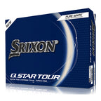 Srixon Q-Star Tour Low Compression Golf Balls, 12 Pack Full Color - White - Left Angle Detail