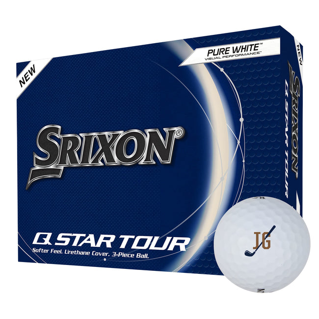 Srixon Q-Star Tour Low Compression Golf Balls, 12 Pack Full Color