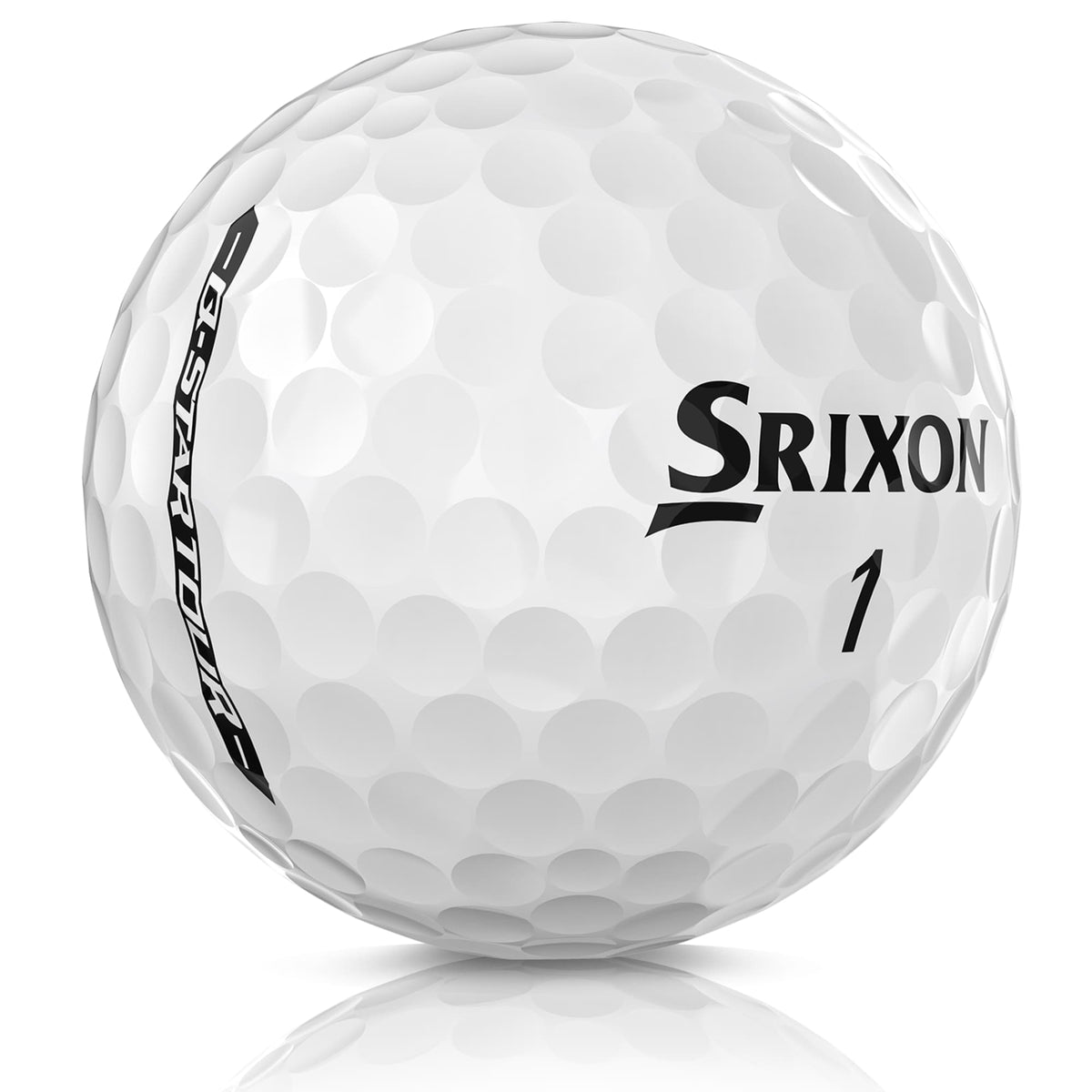 Srixon Q-Star Tour Low Compression Golf Balls, 12 Pack Full Color - White - Right Angle