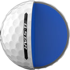 Srixon Q-Star Ultispeed Distance Golf Balls, 3 Pack Full Color - White - Side
