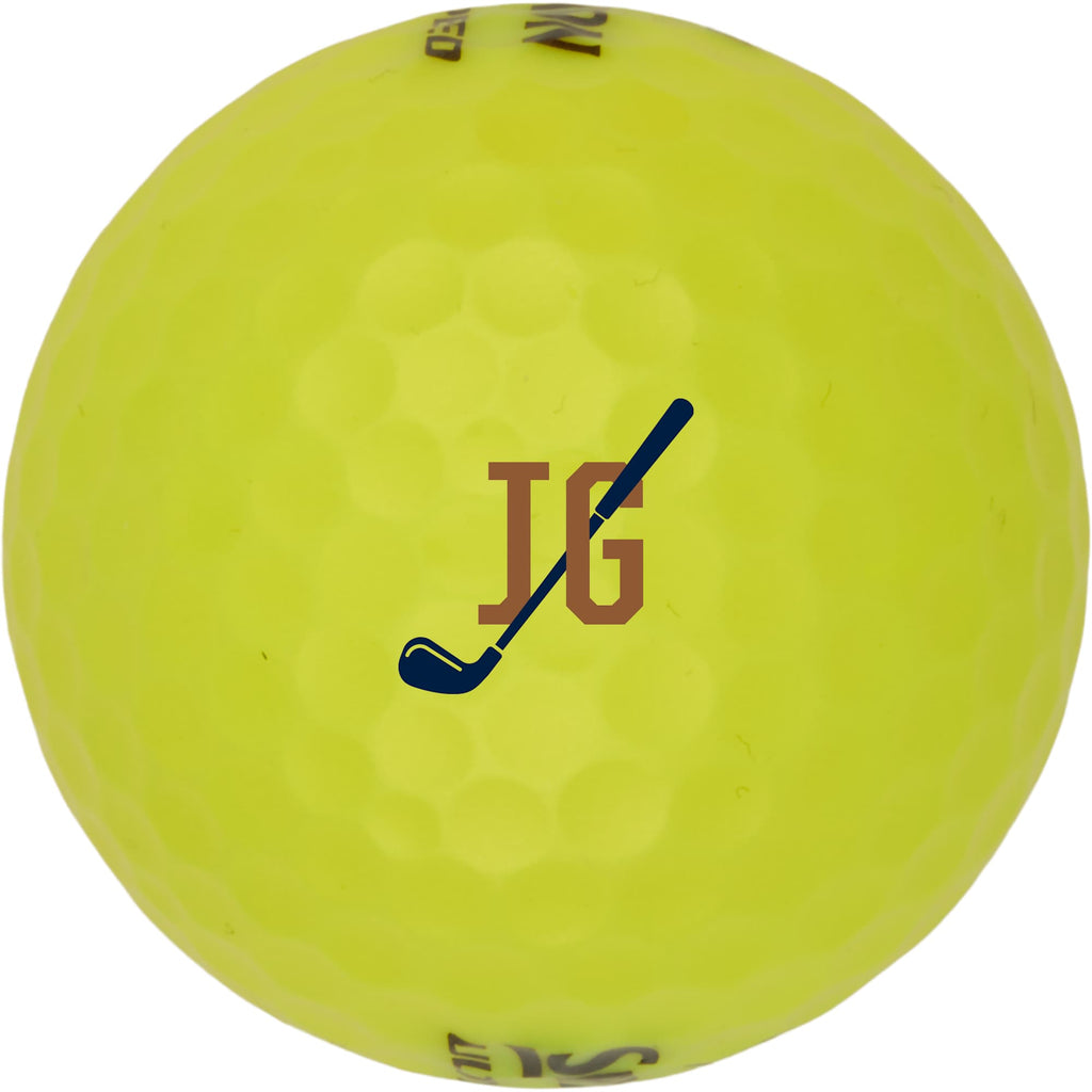 Srixon Q-Star Ultispeed Distance Golf Balls, 3 Pack Full Color - Yellow - Front