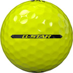 Srixon Q-Star Ultispeed Distance Golf Balls, 3 Pack Full Color - Yellow - Side 2