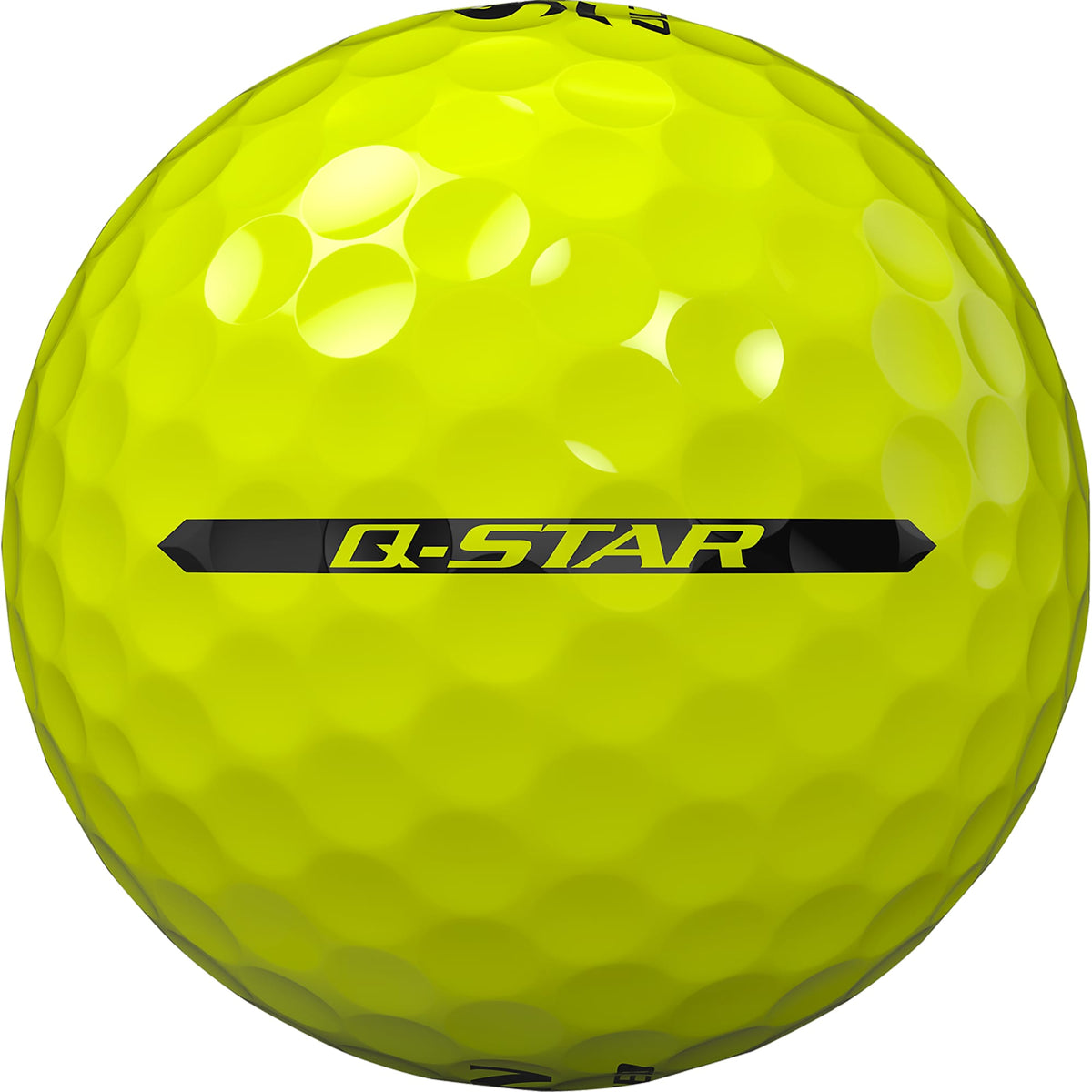 Srixon Q-Star Ultispeed Distance Golf Balls, 3 Pack Full Color - Yellow - Side 2