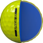 Srixon Q-Star Ultispeed Distance Golf Balls, 3 Pack Full Color - Yellow - Side
