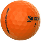 Srixon Soft Feel Brite Golf Balls in High Visibility Colors, 3 Pack Full Color - Orange - Right Angle