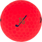 Srixon Soft Feel Brite Golf Balls in High Visibility Colors, 3 Pack Full Color - Red - Front