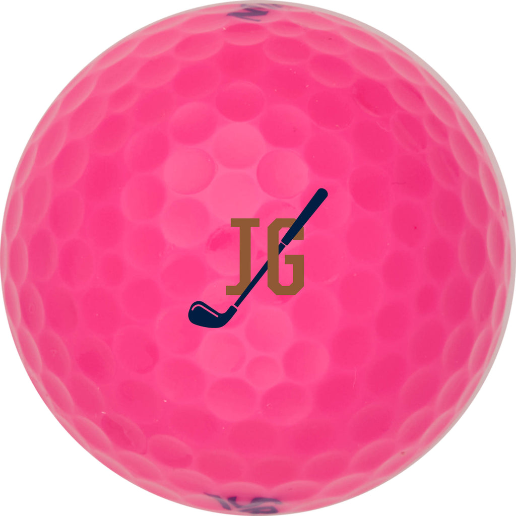 Srixon Soft Feel Low Compression Golf Balls, 12 Pack Full Color - Pink - Front