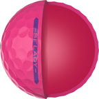 Srixon Soft Feel Low Compression Golf Balls, 12 Pack Full Color - Pink - Side Detail