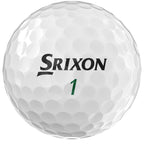 Srixon Soft Feel Low Compression Golf Balls, 12 Pack Full Color - White - Back