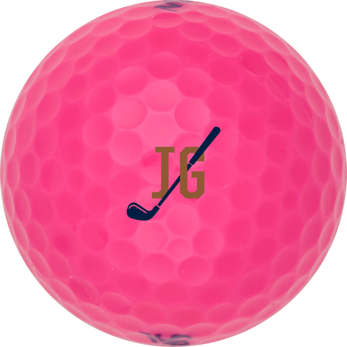 Srixon Soft Feel Low Compression Golf Balls, 3 Pack Full Color - Pink - Front