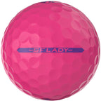 Srixon Soft Feel Low Compression Golf Balls, 3 Pack Full Color - Pink - Side