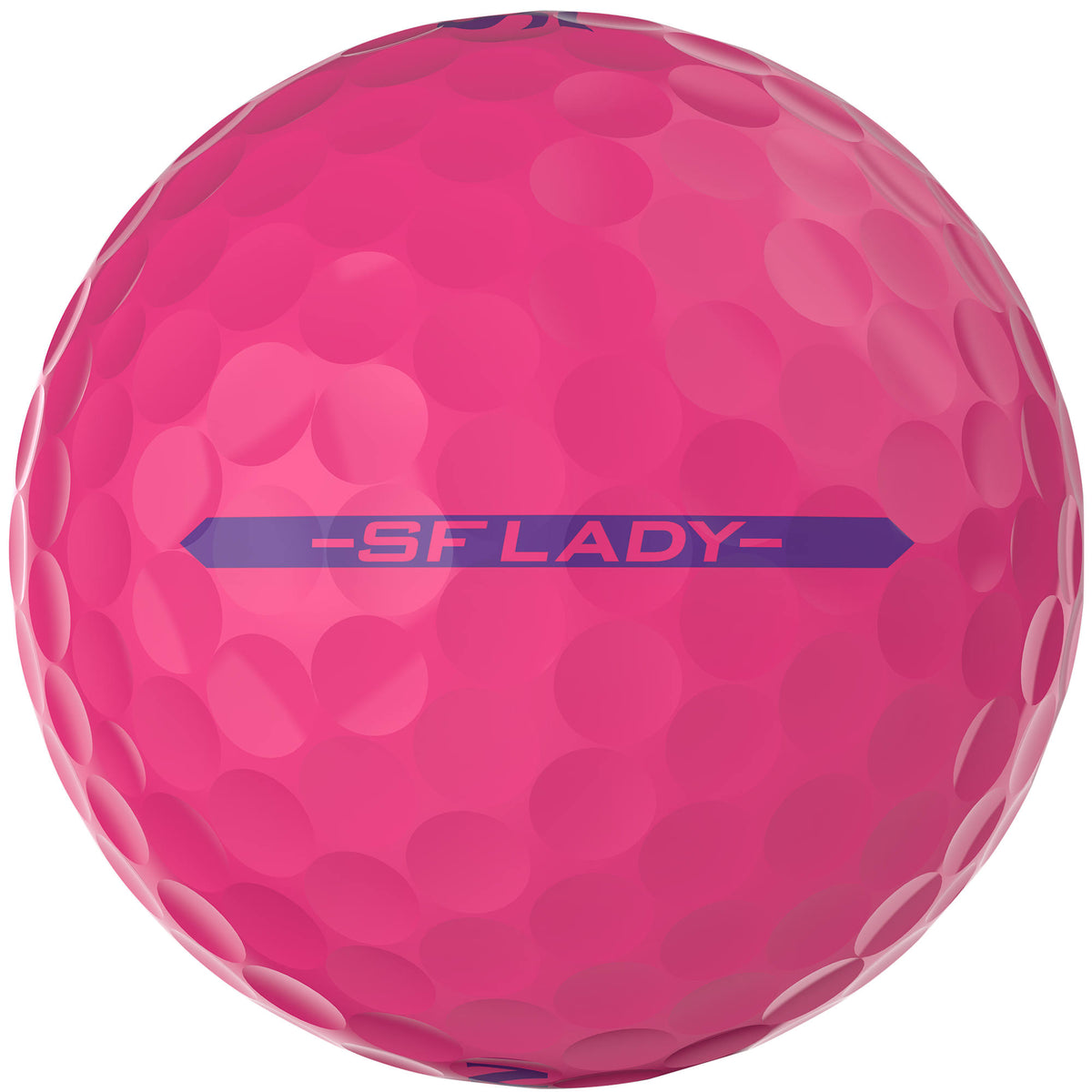Srixon Soft Feel Low Compression Golf Balls, 3 Pack Full Color - Pink - Side