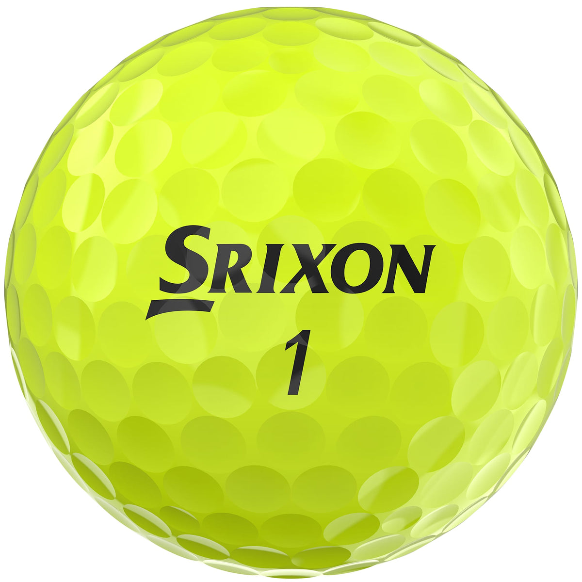 Srixon Soft Feel Low Compression Golf Balls, 3 Pack Full Color - Yellow - Back