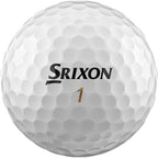 Srixon Z-Star Diamond Tour Golf Balls, 3 Pack Full Color - White - Back