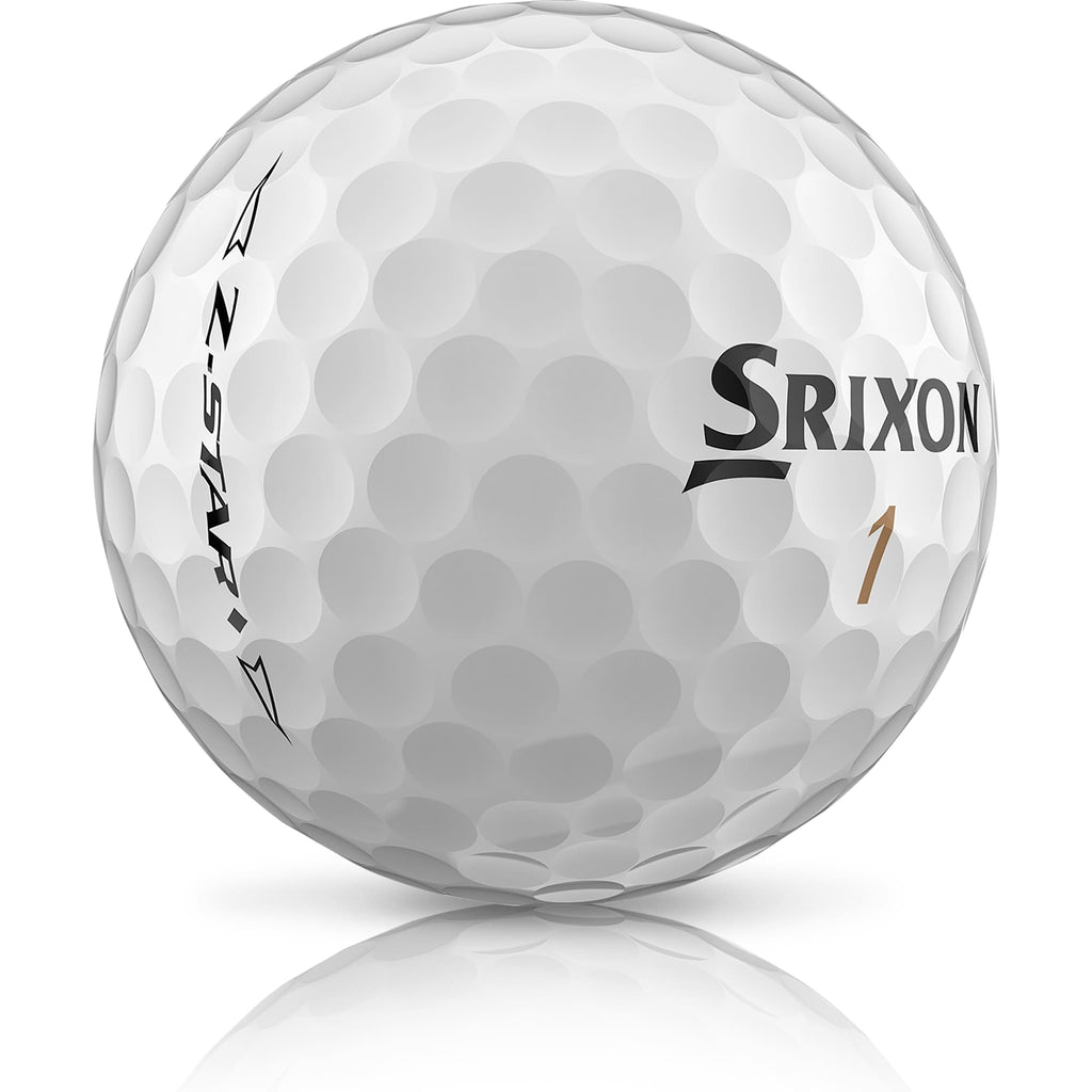 Srixon Z-Star Diamond Tour Golf Balls, 3 Pack Full Color - White - Right Angle