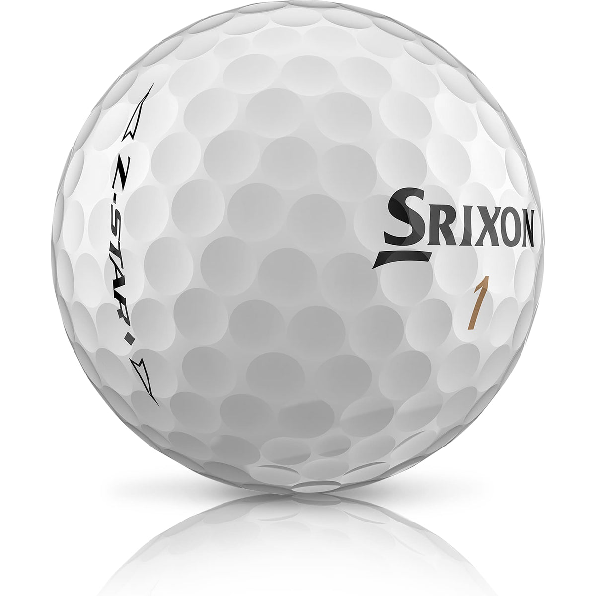 Srixon Z-Star Diamond Tour Golf Balls, 3 Pack Full Color - White - Right Angle