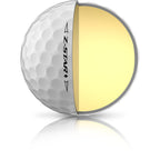 Srixon Z-Star Diamond Tour Golf Balls, 3 Pack Full Color - White - Side Detail