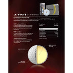 Srixon Z-Star Diamond Tour Golf Balls, 3 Pack Full Color - White - Spec