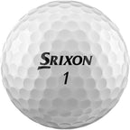 Srixon Z-Star Tour Golf Balls with High Greenside Spin, 3 Pack Full Color - White - Back
