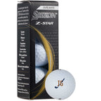 Srixon Z-Star Tour Golf Balls with High Greenside Spin, 3 Pack Full Color - White - Front