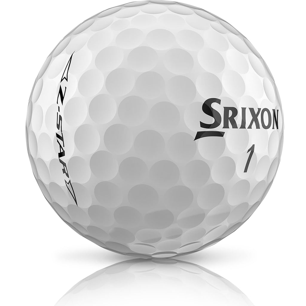 Srixon Z-Star Tour Golf Balls with High Greenside Spin, 3 Pack Full Color - White - Right Angle