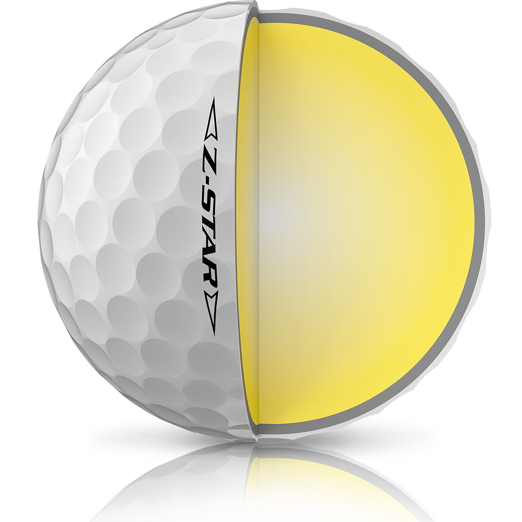 Srixon Z-Star Tour Golf Balls with High Greenside Spin, 3 Pack Full Color - White - Side Detail