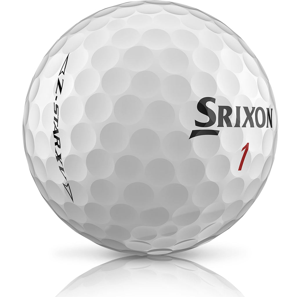 Srixon Z-Star XV Tour Golf Balls for Maximum Ball Speed, 3 Pack Full Color - White - Right Angle