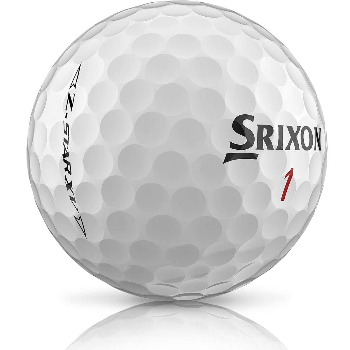 Srixon Z-Star XV Tour Golf Balls for Maximum Ball Speed, 3 Pack Full Color - White - Right Angle